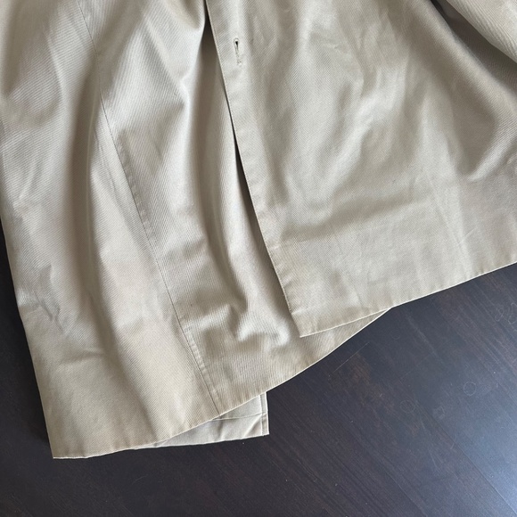 Vintage Burberry Long Trench Coat with Removable Wool Lining - Picture 14 of 15